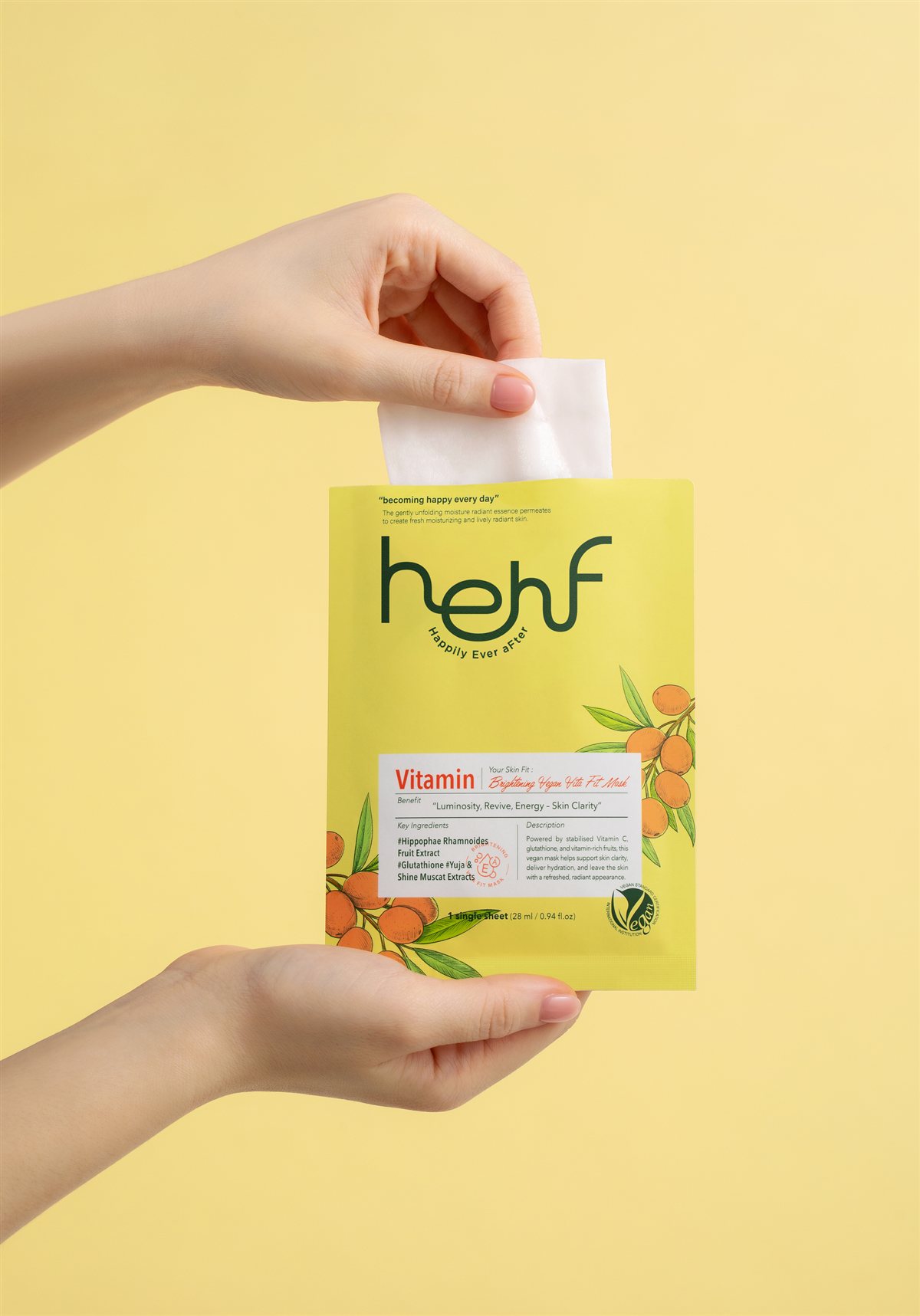 heh:f Brightening Vegan Vita Fit Mask